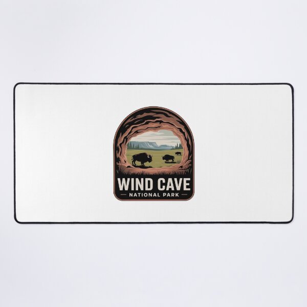 Item preview, Wind Cave National Park Vintage Travel Badge designed and sold by Teelogic.