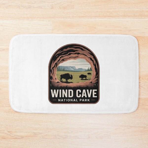 Item preview, Wind Cave National Park Vintage Travel Badge designed and sold by Teelogic.