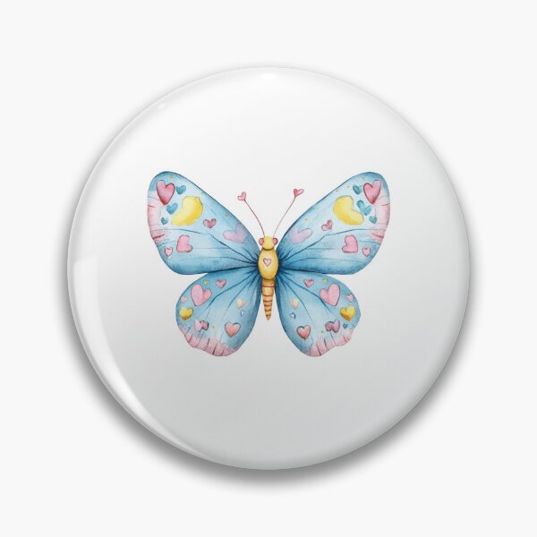 Item preview, Colorful Heart Patterned Butterfly designed and sold by jierrfan.