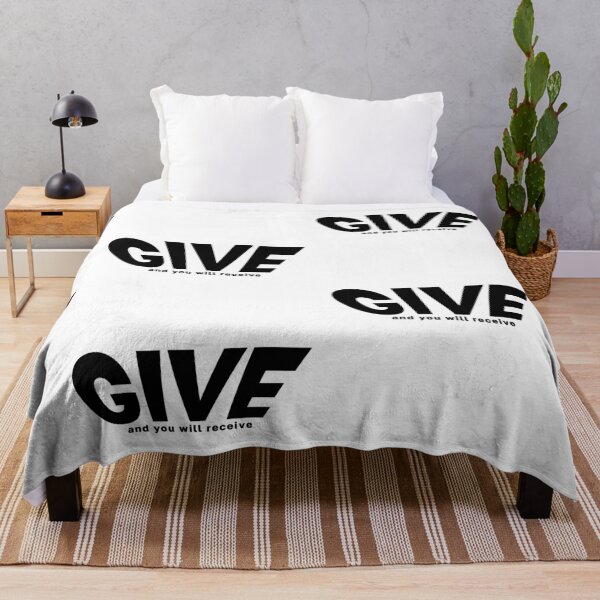 Item preview, Give And You Will Receive – Christian Faith Typography T-Shirt Design designed and sold by CrossCrafted.