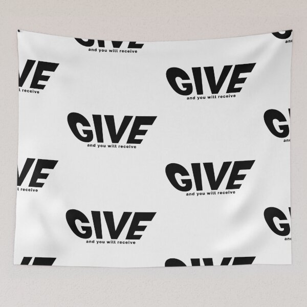 Item preview, Give And You Will Receive – Christian Faith Typography T-Shirt Design designed and sold by CrossCrafted.