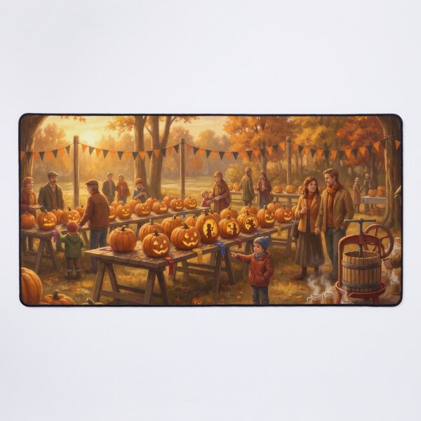 Item preview, The Great Pumpkin Carving Contest designed and sold by RedPeaStudio.