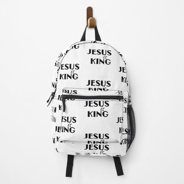 Item preview, Jesus Is King – Christian Faith Typography T-Shirt Design designed and sold by CrossCrafted.