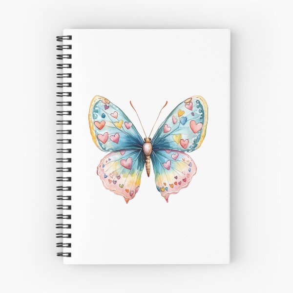 Item preview, Colorful Heart-adorned Butterfly designed and sold by jierrfan.