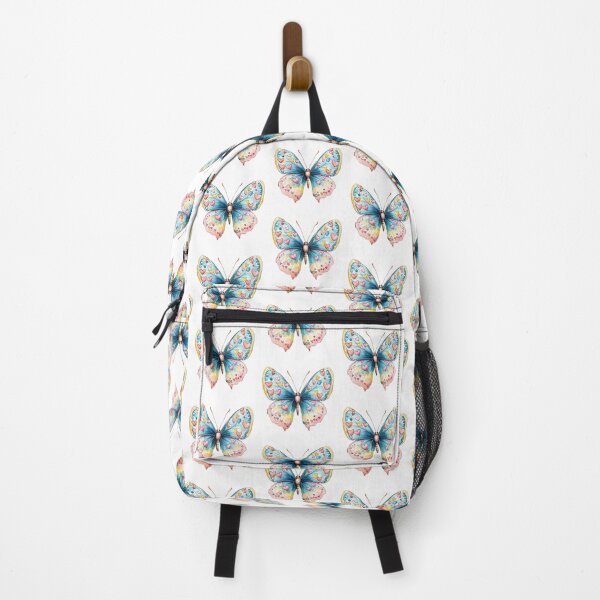 Item preview, Colorful Heart-adorned Butterfly designed and sold by jierrfan.