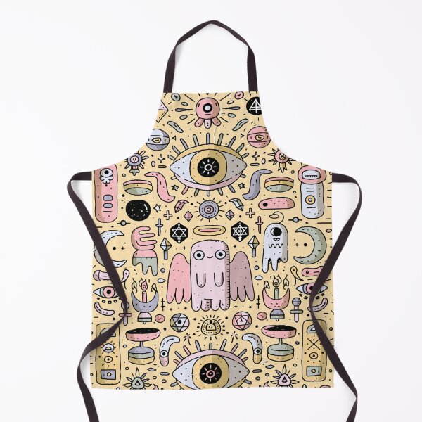Item preview, Whimsical Occult Maximalist Doodle Art Collage designed and sold by Romgora.