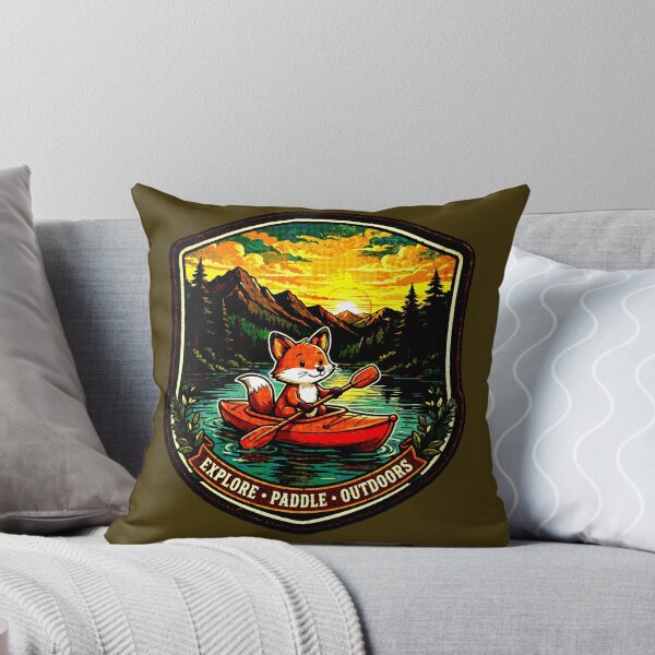 Item preview, Explore Paddle Outdoors | Vintage Zorro Kayak Design designed and sold by AstronautMerch.