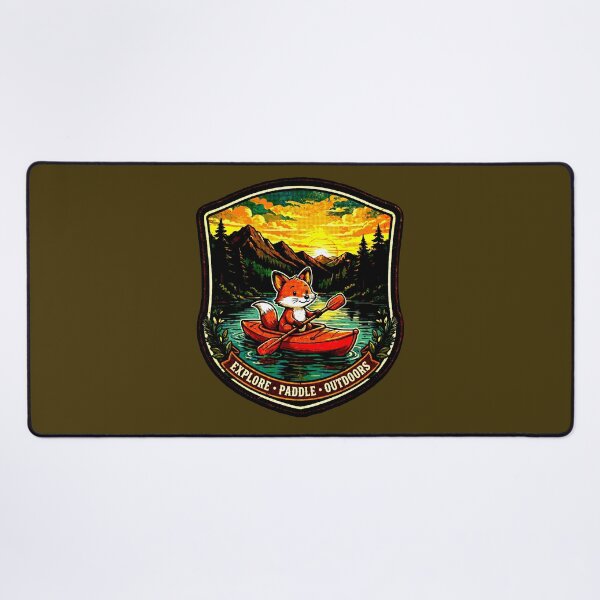 Item preview, Explore Paddle Outdoors | Vintage Zorro Kayak Design designed and sold by AstronautMerch.