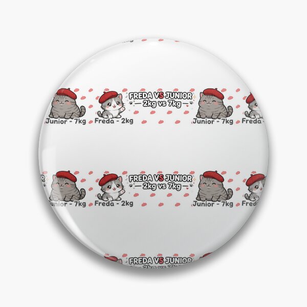 Item preview, Freda VS Junior - 2kg vs 7kg | Red Beret Girl Cats Series designed and sold by MAISON SYLVIE.