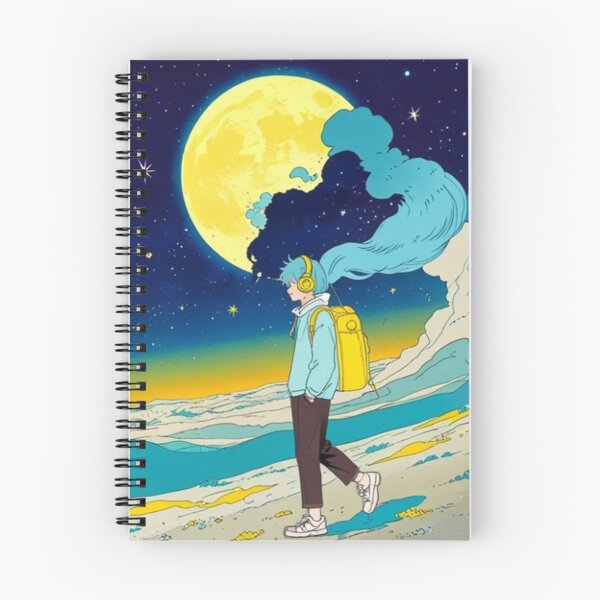 Item preview, Dreamy Anime Moonlit Ocean Walk designed and sold by sufashion.