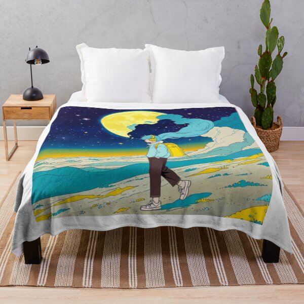 Item preview, Dreamy Anime Moonlit Ocean Walk designed and sold by sufashion.