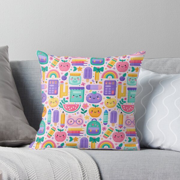 Item preview, Kawaii Back to School Doodle Pattern designed and sold by junkydotcom.