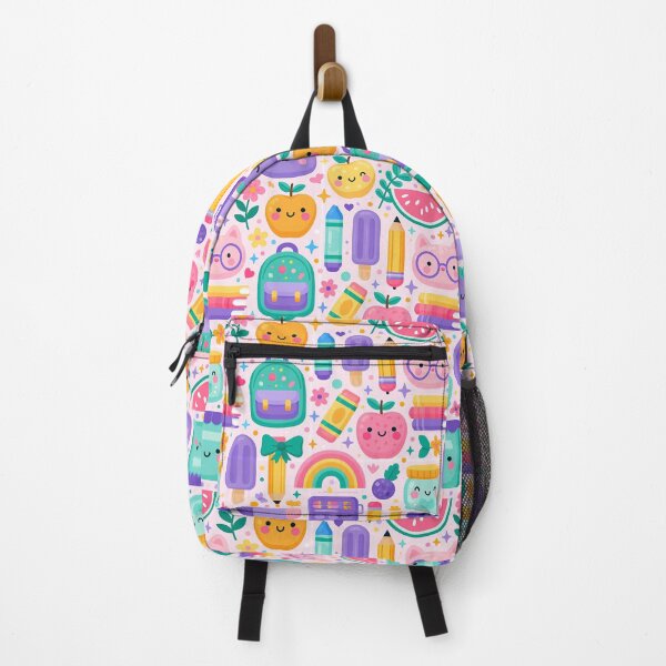 Item preview, Kawaii Back to School Doodle Pattern designed and sold by junkydotcom.