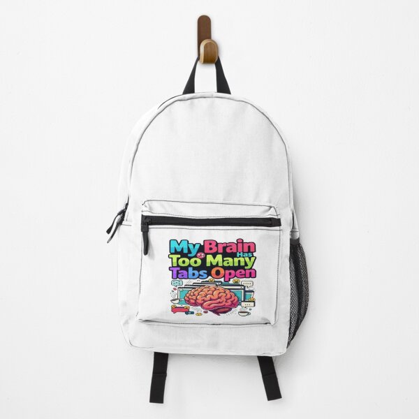 Item preview, My Brain Has Too Many Tabs Open | Funny Overthinking & Mental Chaos T-Shirt | Multitasking, Work & Tech Humor Gift designed and sold by Sushikidsntod.