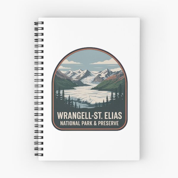 Item preview, Wrangell-St. Elias National Park & Preserve Vintage Travel Badge designed and sold by Teelogic.