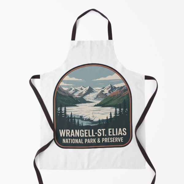 Item preview, Wrangell-St. Elias National Park & Preserve Vintage Travel Badge designed and sold by Teelogic.