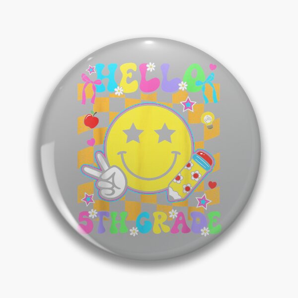Item preview, Hello 5th Grade Team Smile Face Back to School Student Kids_2 designed and sold by mjohnson9.