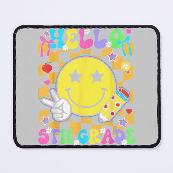 Item preview, Hello 5th Grade Team Smile Face Back to School Student Kids_2 designed and sold by mjohnson9.