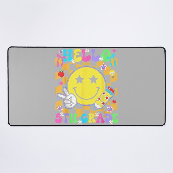 Item preview, Hello 5th Grade Team Smile Face Back to School Student Kids_2 designed and sold by mjohnson9.