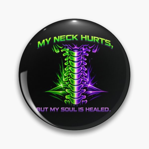 Item preview, My Neck Hurts But My Soul Is Healed designed and sold by  ZenRave Designs.