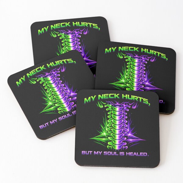 Item preview, My Neck Hurts But My Soul Is Healed designed and sold by  ZenRave Designs.