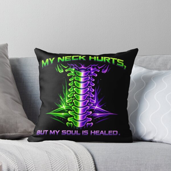 Item preview, My Neck Hurts But My Soul Is Healed designed and sold by  ZenRave Designs.