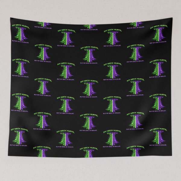 Item preview, My Neck Hurts But My Soul Is Healed designed and sold by  ZenRave Designs.