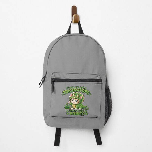 Item preview, If You Are Not A Triceratops What's The Point - Cute Dinosaur Pun designed and sold by RaulWeirdAndFun.