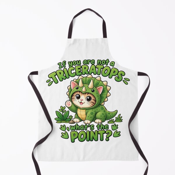 Item preview, If You Are Not A Triceratops What's The Point - Cute Dinosaur Pun designed and sold by RaulWeirdAndFun.