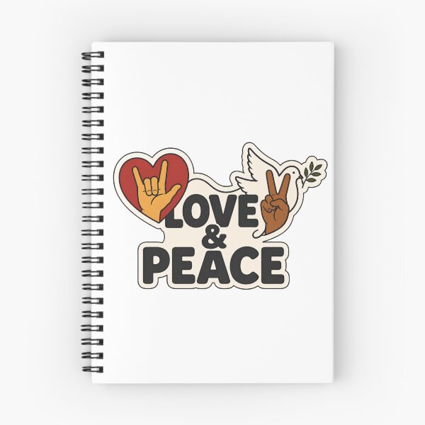Item preview, Love & Peace – Sign Language Inclusion designed and sold by NinaCreator.