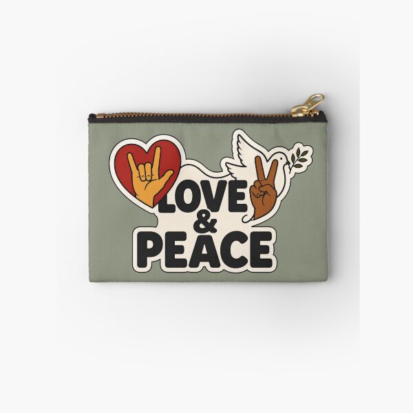 Item preview, Love & Peace – Sign Language Inclusion designed and sold by NinaCreator.