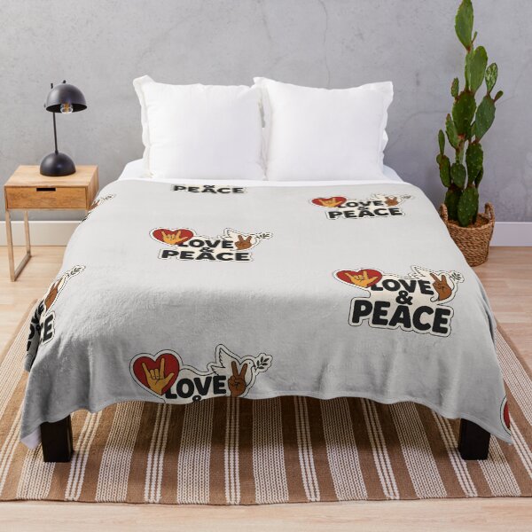 Item preview, Love & Peace – Sign Language Inclusion designed and sold by NinaCreator.