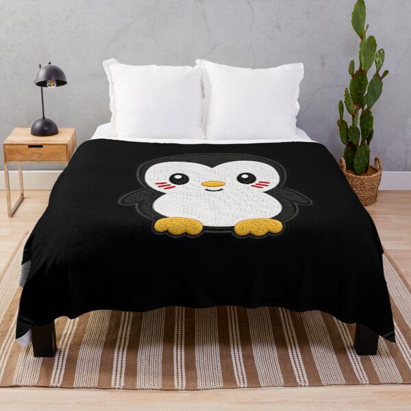 Item preview, Kawaii Penguin Embroidery Patch Illustration designed and sold by ColorSplash123.