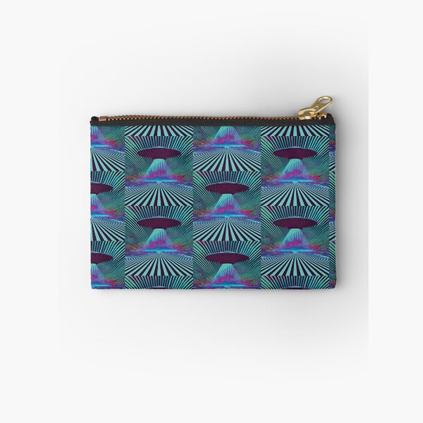 Item preview, Decoration UFO Eerie Space Weirdcore Doomcore Dark Space in Electric Teal designed and sold by ✨nightvrld.