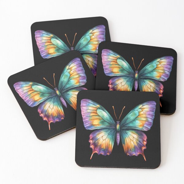 Item preview, Vibrant Rainbow Butterfly designed and sold by jierrfan.