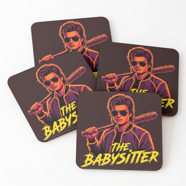 Item preview, Steve Harrington The Babysitter Neon Retro  - Stranger Things Fan Art designed and sold by MaymaCAA.