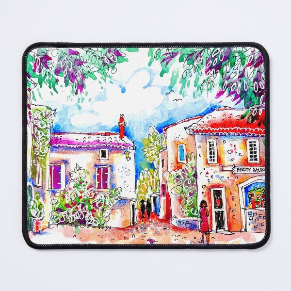 Item preview, Place de la Liberte, Trausse Minervois France designed and sold by ErinHillStudio.