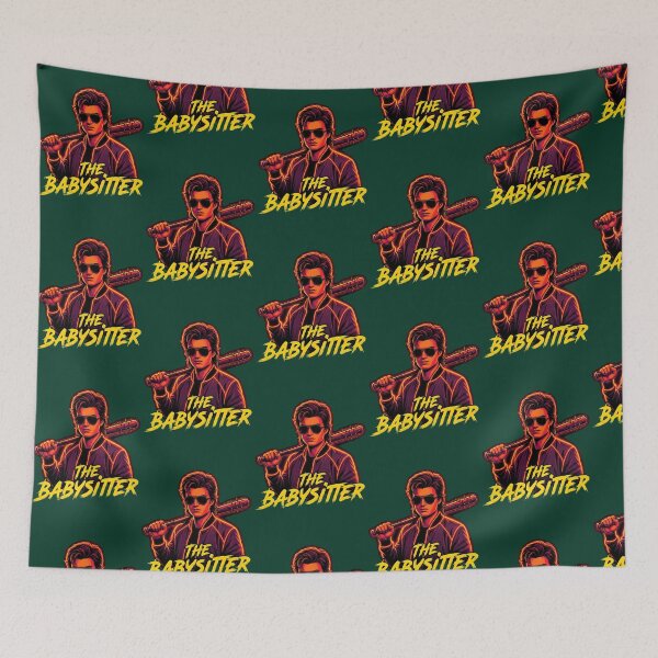 Item preview, Steve Harrington The Babysitter Neon Retro  - Stranger Things Fan Art designed and sold by MaymaCAA.