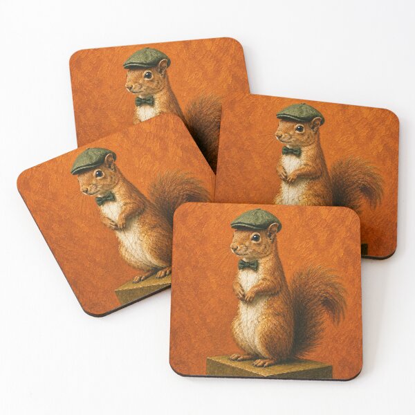 Item preview, Dapper Squirrel Vintage Portrait designed and sold by NordenPosters.