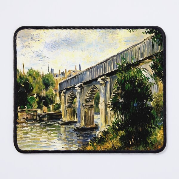Item preview, Railway Bridge at Argenteuil (2): Brilliant Sunlight, Rippling Reflections designed and sold by artdesignsnow.