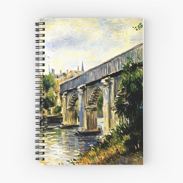 Item preview, Railway Bridge at Argenteuil (2): Brilliant Sunlight, Rippling Reflections designed and sold by artdesignsnow.