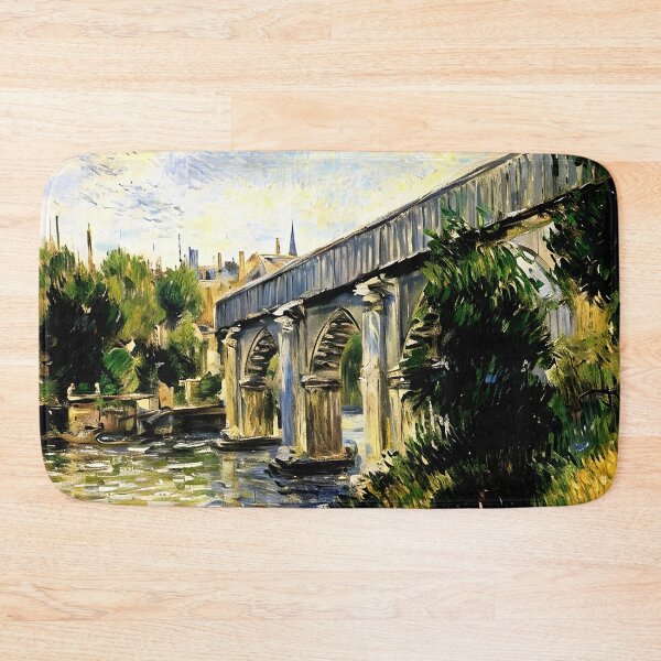 Item preview, Railway Bridge at Argenteuil (2): Brilliant Sunlight, Rippling Reflections designed and sold by artdesignsnow.