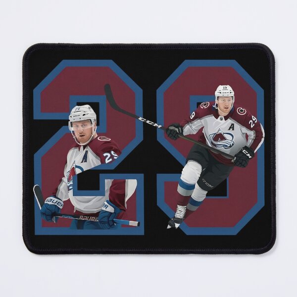 Item preview, 29 MacKinnon Colorado Hockey Player Vector Art designed and sold by mazyoy.