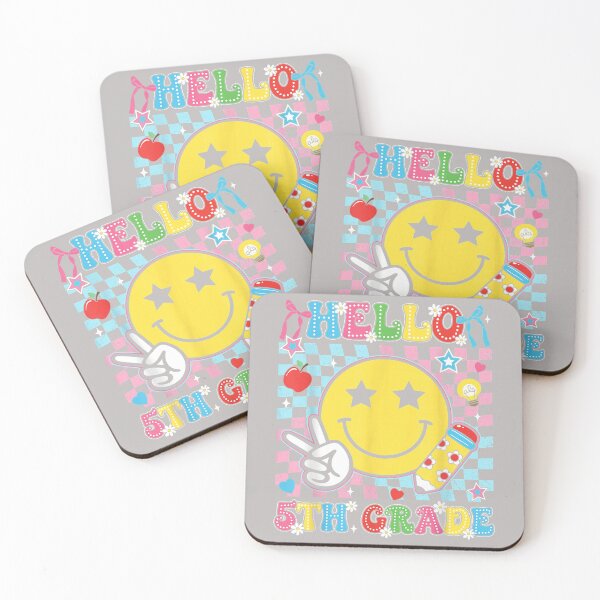 Item preview, Hello 5th Grade Team Smile Face Back to School Student Kids designed and sold by mjohnson9.