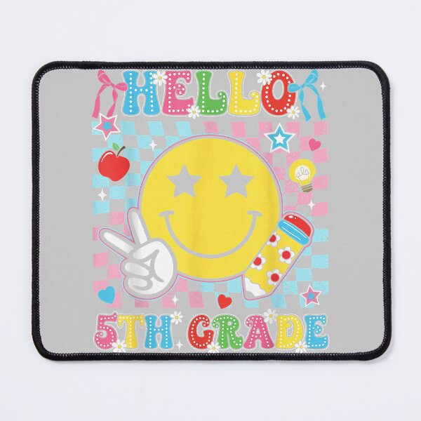 Item preview, Hello 5th Grade Team Smile Face Back to School Student Kids designed and sold by mjohnson9.