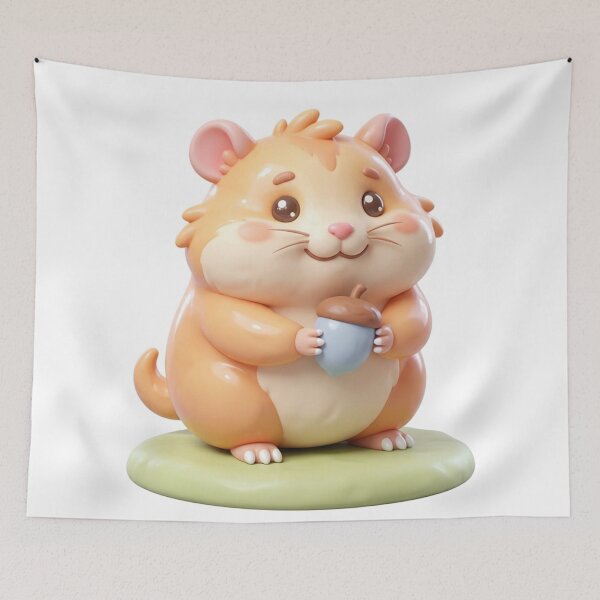 Item preview, Satisfying 3D Character Design: Cute Hamster ? designed and sold by HestiAltra.