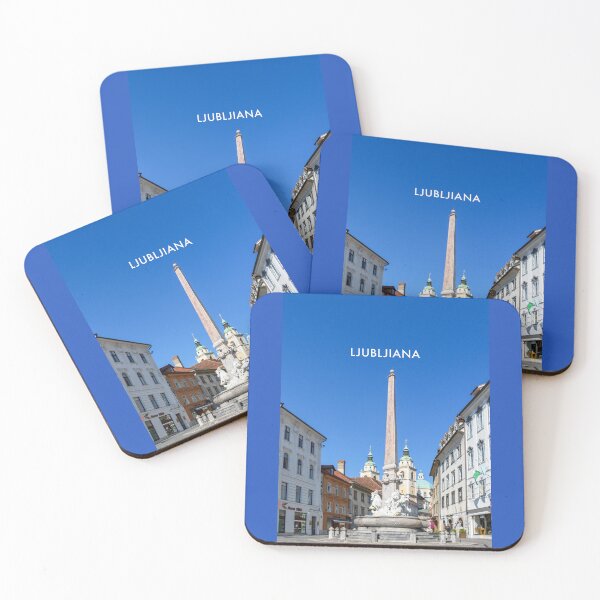 Item preview, Ljubljana Modern Travel Poster designed and sold by travelwitheric.