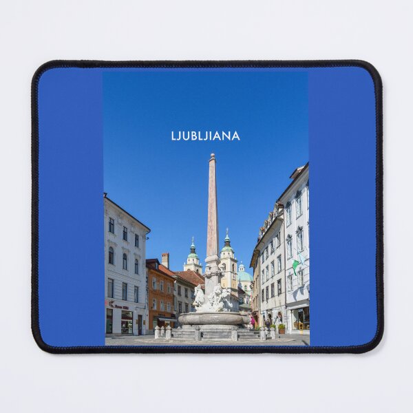 Item preview, Ljubljana Modern Travel Poster designed and sold by travelwitheric.