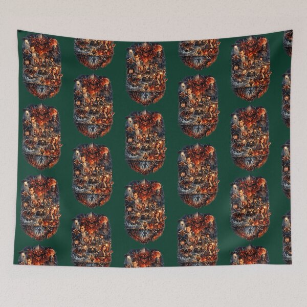Item preview, Stranger Things Retro Horror Collage  Upside Down Adventure designed and sold by MaymaCAA.