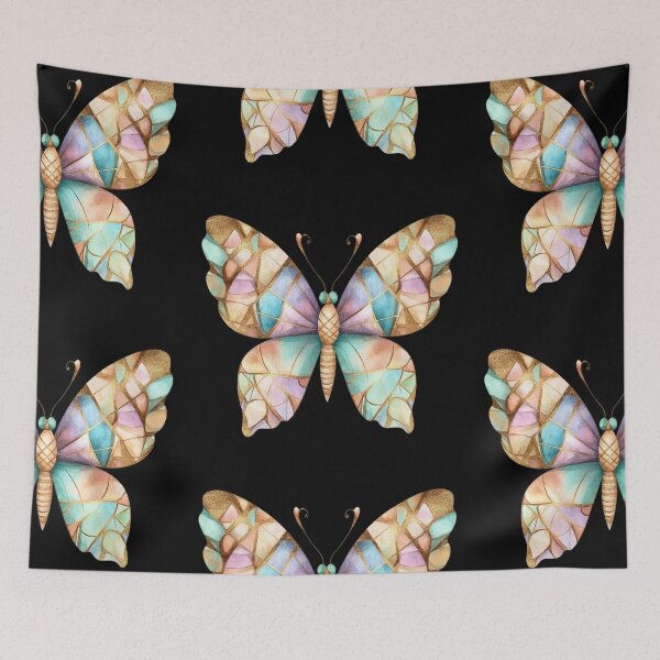 Item preview, Colorful Geometric Butterfly designed and sold by jierrfan.